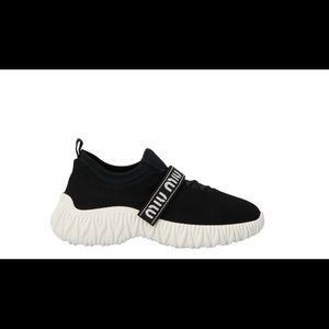 Miu Miu Stretch Knit Sneakers